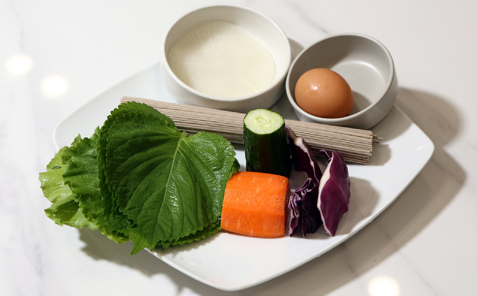 보기만 해도 시원해지는 재료들