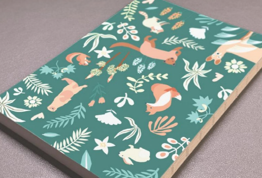 ㈜아페의 의뢰 제작물인 다이어리와 리플렛