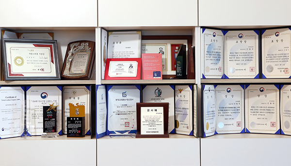 세종몰의 퀄리티를 입증해주는 다양한 수상 경력