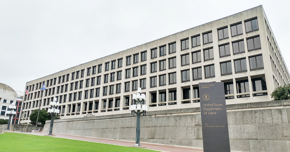 워싱턴 D.C에 있는 미국 노동부 본부 ⓒchfstew