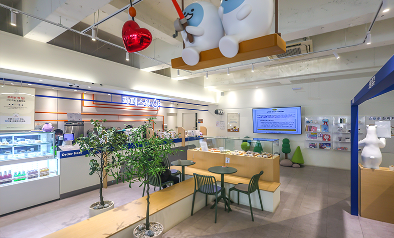 카페스윗의 매장 풍경