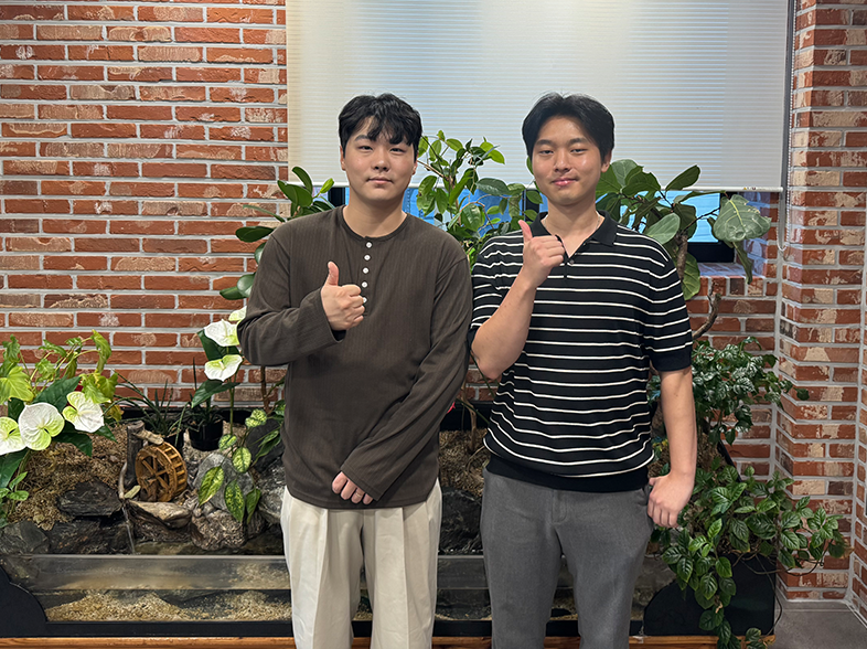 이창민 대표와 이현수 개발자
