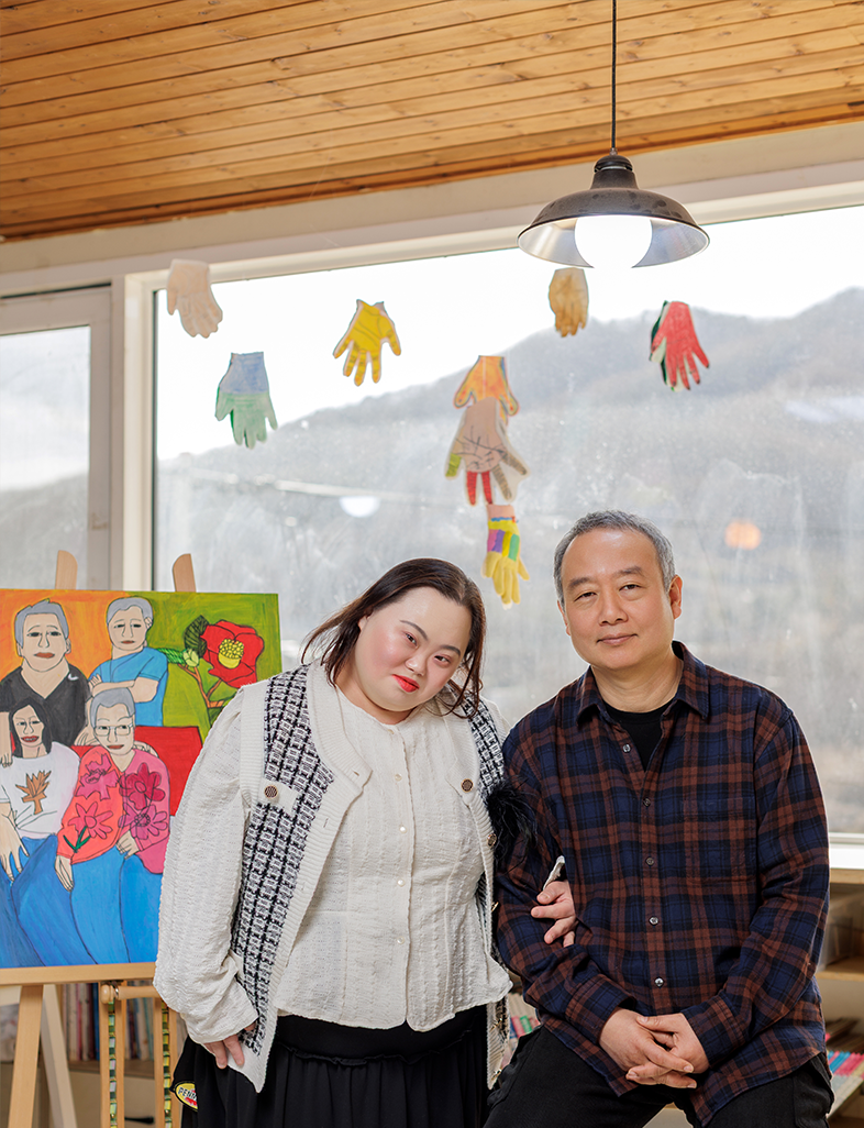 서은혜 작가와 그녀의 아버지