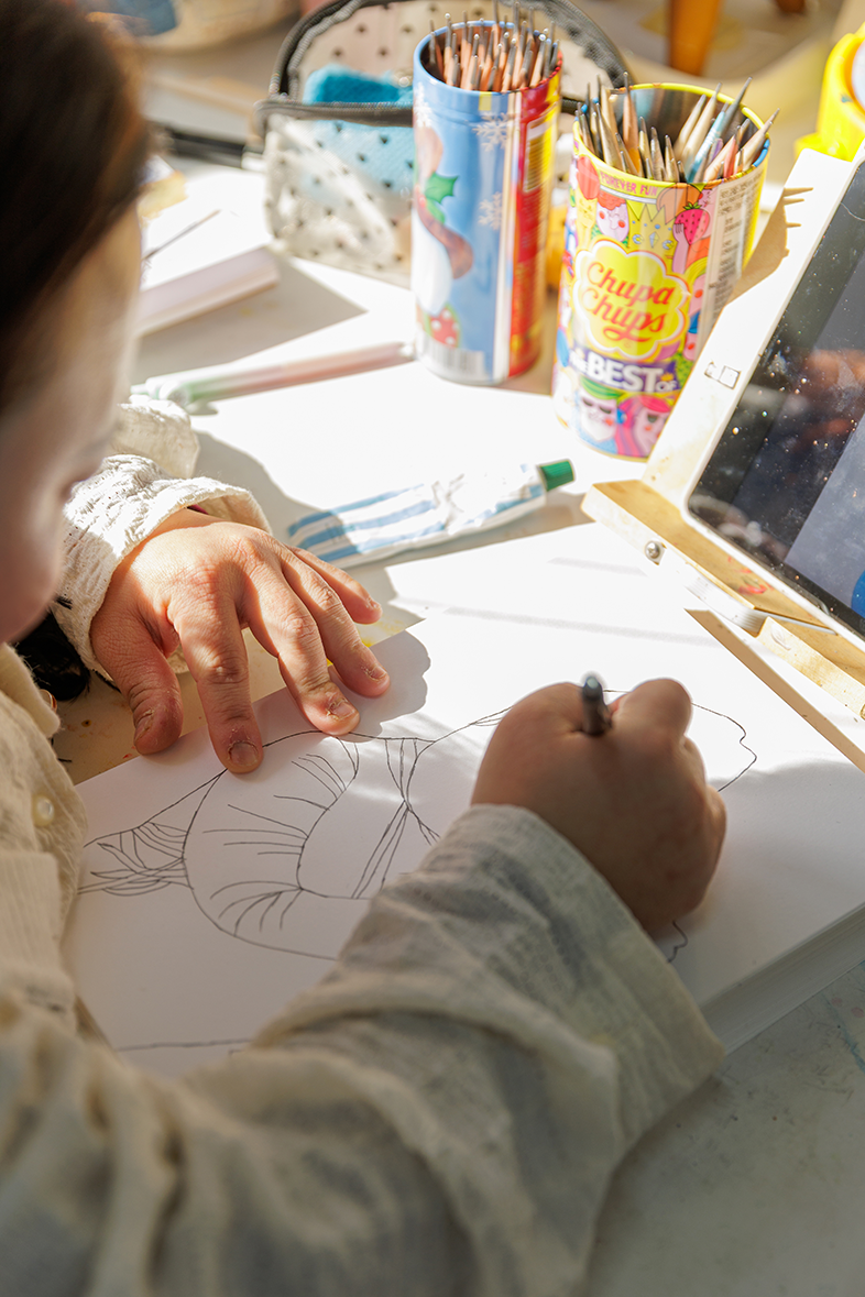 그림은 서 작가에게 그만의 방식으로 세상과 연결되는 통로이자 가능성이었다.