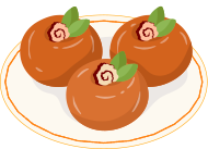 주악 다과상 이미지