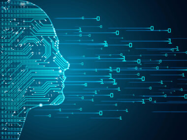 사람 옆모습을 표현한 그래픽 이미지