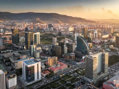 급속한 발전을 이룬 몽골의 수도 ‘울란바토르’ 도시 전경